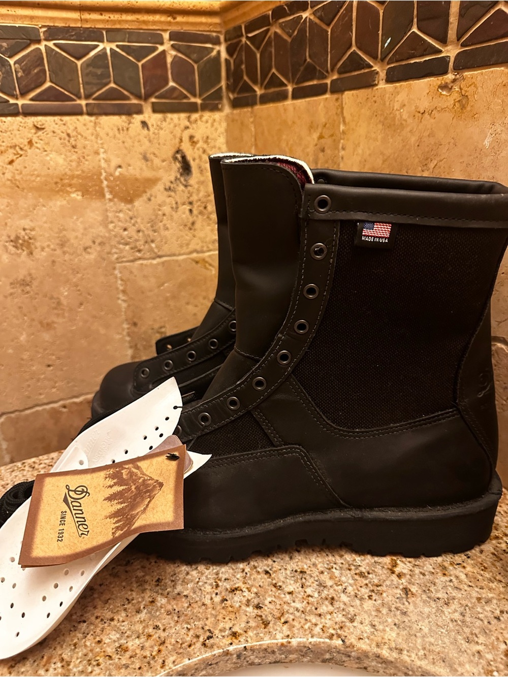 Danner Men's Black Work Boots